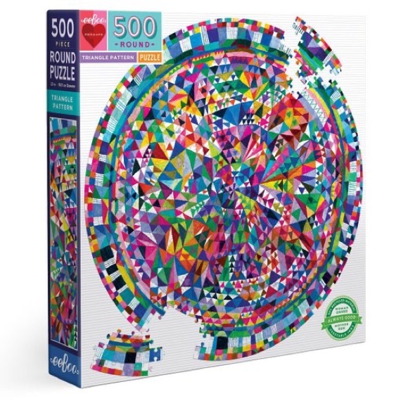 Eeboo Triangle patten 500 piece puzzle - Picture 3 of 5